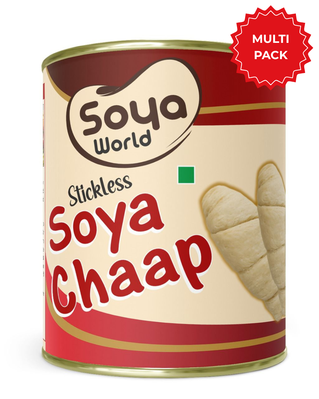 Multi Pack - 6 Soya World Stickless Soya Chaap (850g)